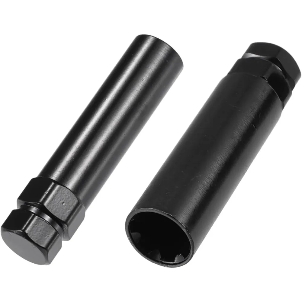 

1 Set 6 Spline and 7 Spline Lug Nut Key with 3/4 and 13/16 Hex Replacement Socket Wheel Lock Removal Tool Kit for Wheels Auto Re