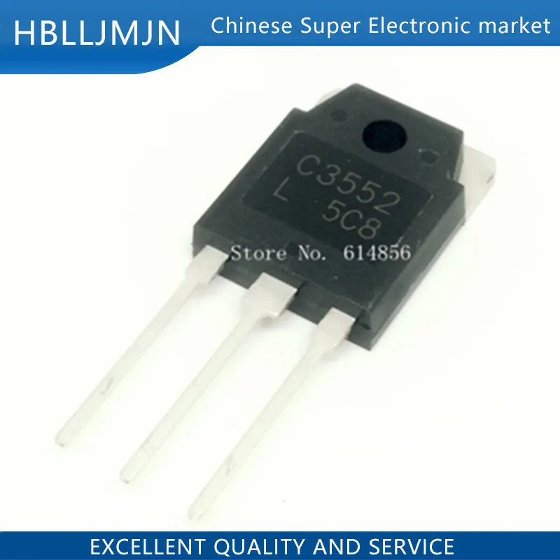 10PCS 2SC3552 C3552 1100V 12A 150W  2SC2625  C2625 2SC3320 C3320 TO3P Transistor