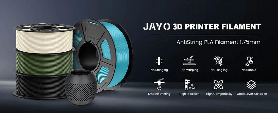 JAYO PLA/PETG/PLA Plus/ABS/PLA Matt/PLA Classic/TPU/PETGCF/ASA 3D-Drucker Filament 5 Rollen/Set 1,75MM 3D-Druckmaterialien – Detail 37