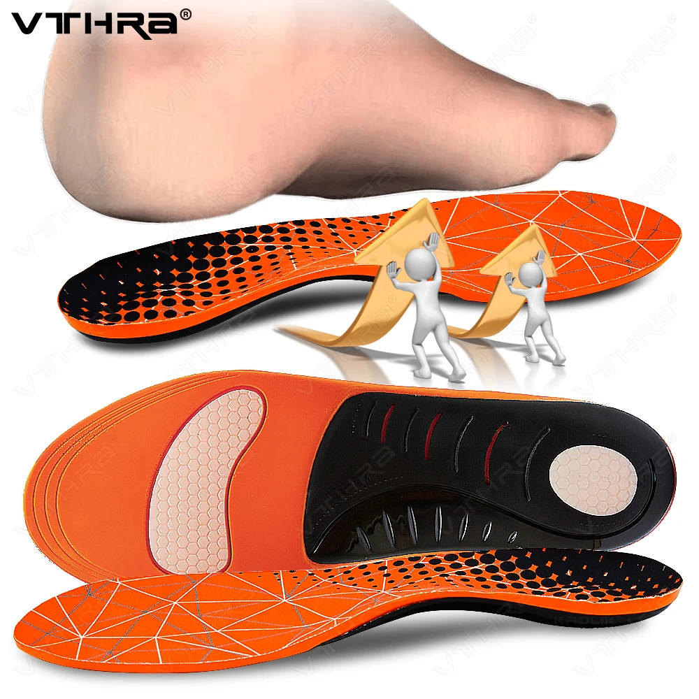 Orthotics Flat Foot Orthopedic Insole Sole Health Pad Insert Arch Support For Plantar Fasciitis Foot Care Insert Upgrade Cushion