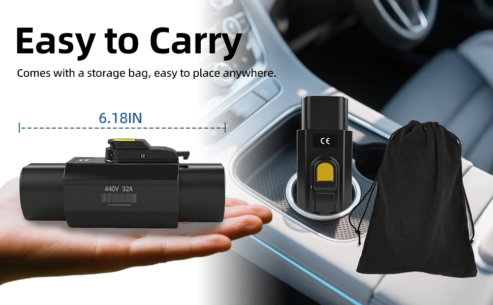 EVqiaoyi Typ2 auf GB/T EV-Adapter 32A 7KW/22KW von IEC 62196-2 Stapel auf GB/T EV-Ladekonverter für chinesische Standardautos – Detail 7