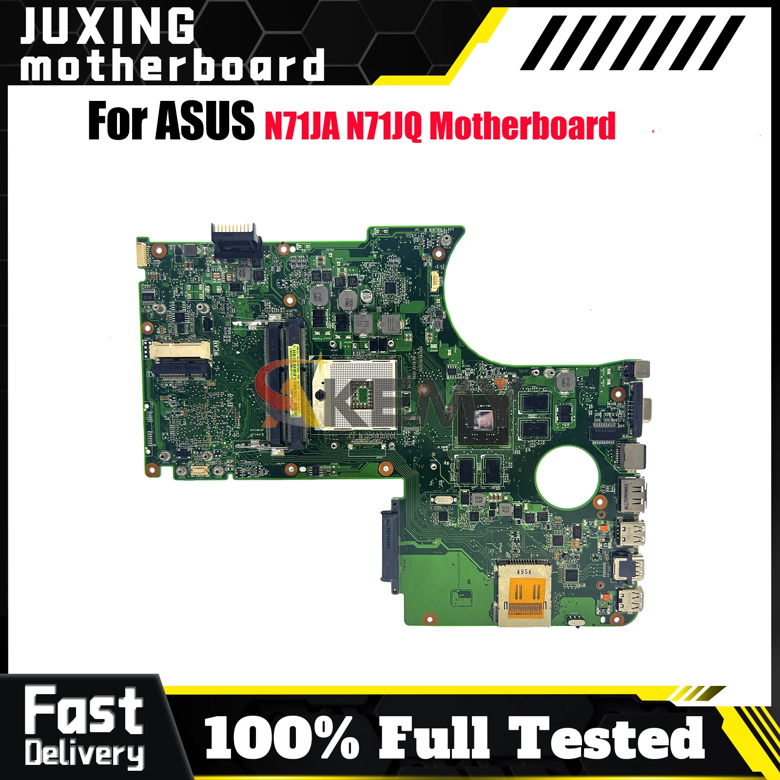 

N71JA Laptop Motherboard For ASUS ROG N71JA N71J N71JQ Notebook Mainboard This item is in stock 100% tests OK fast shipping