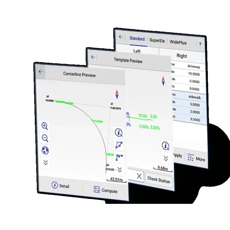 Imagem -02 - Software Android Profissional Hi-survey Road Controllers Compatível com Hi-target Ihand30 Ihand55