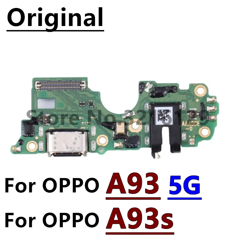 Original For OPPO A93 A93s A73 5G A53 A53s 4G 5G A33 Fast Charging Type-C USB Connector Board Dock Flex Cab