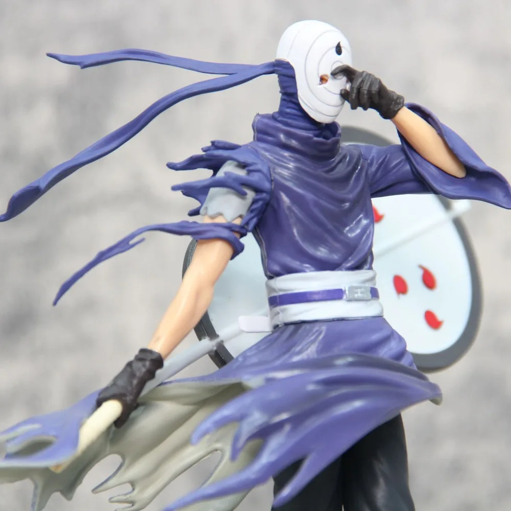 Naruto Series Gk Figure Ten Years of 100-year-old Uchiha Obito A Feixiao Organization Animation Double-headed Sculpture Model