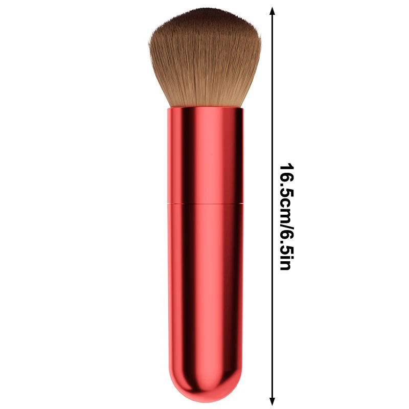 2-in-1 elektrischer Foundation-Pinsel, Massage-Make-up-Pinsel, multifunktional, weich, flauschig, lose Puderpinsel, tragbar für Zuhause, Reisen