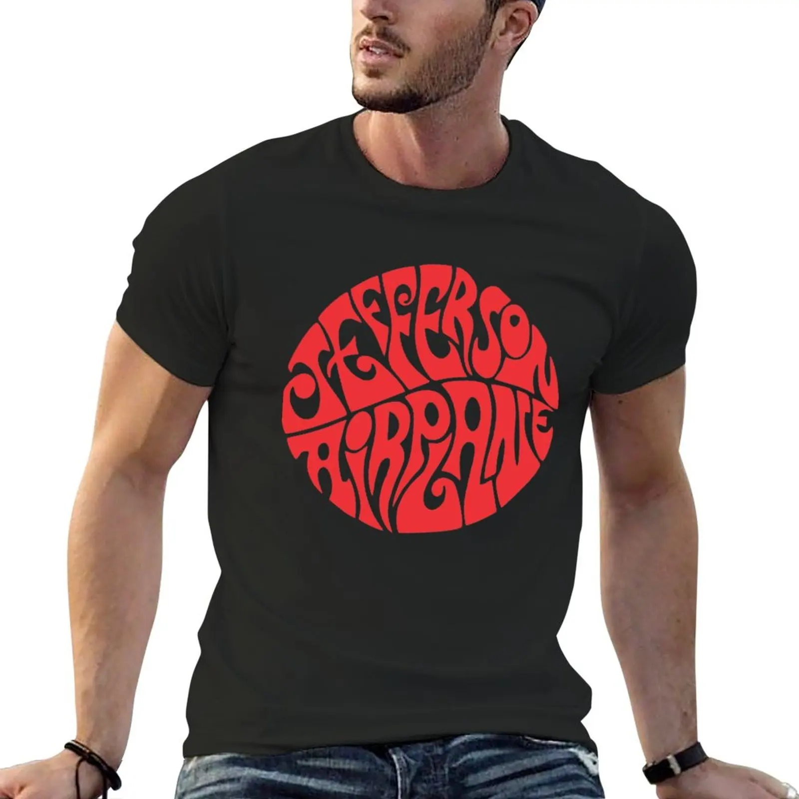 

JEFFERSON AIRPLANE T-Shirt customized t shirts Short sleeve tee plus size tops man clothes mens graphic t-shirts pack