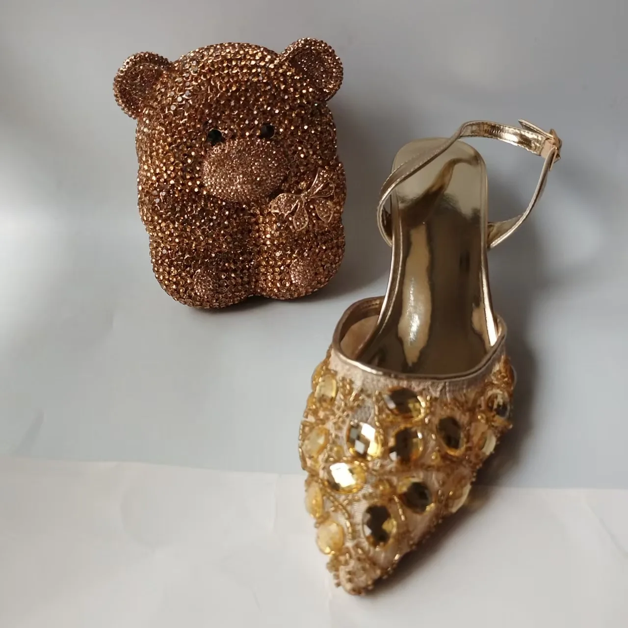 

New rhinestone women's shoes high heels crystal thin heel pointed sandals Lady crystals shoes