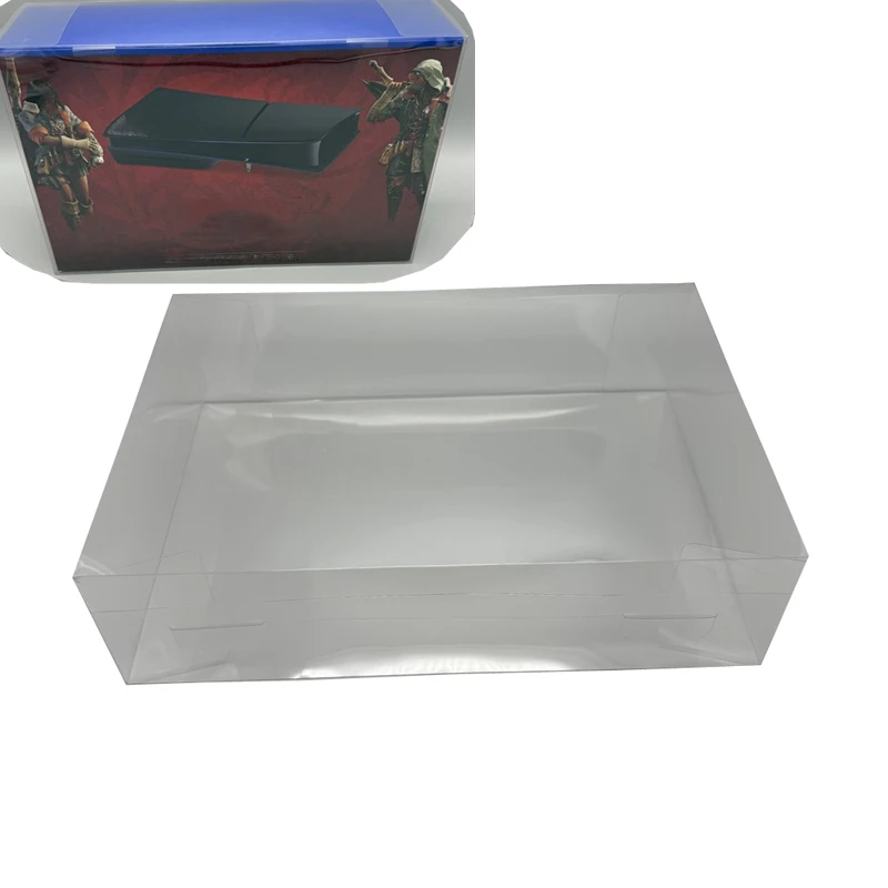 

10PCS Clear Protection Box for PS5 Slim Optical drive for Monster Hunter Wilds version Collection Display Storage Case