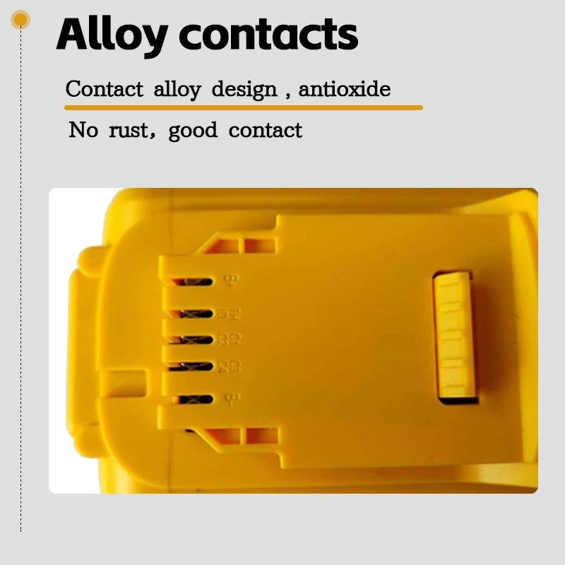 Kostenloser versand 20V 18000mAh Lithium-Ersatz Batterie Für Dewalt DCB184 DCB200 DCB182 DCB180 DCB181 DCB182 DCB201