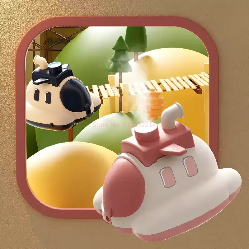 Building block assembly of rail car Steam spaceship puzzle train Children's puzzle toys parent-child interaction Christmas gift