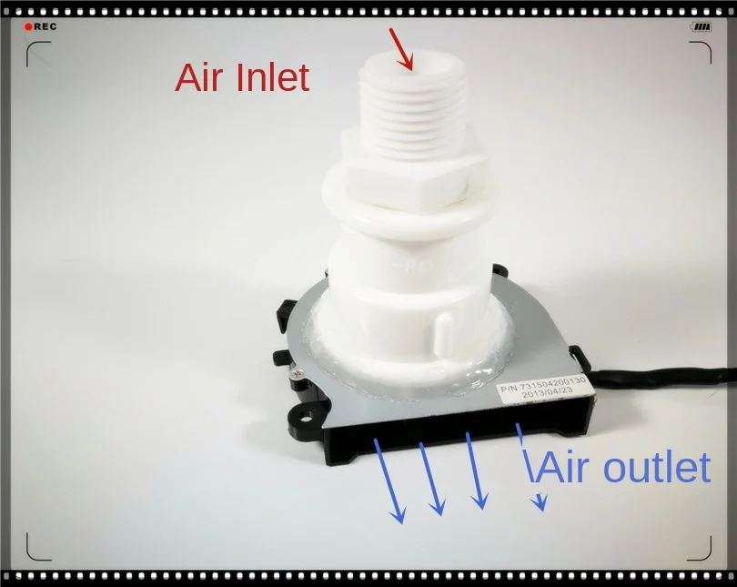 Ventilador de turbina de cabeza redonda, ventilador de escape de 6cm y 5V, recolección de aire lateral, refrigeración para ordenador portátil