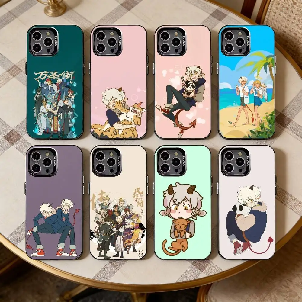 

All Saints Street Neil Bowman Phone Case For iPhone17,16,15,14,13,12,11 Plus,Pro Max Black Candy silver phone case