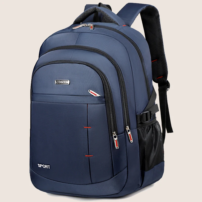 Large capacity laptop backpack - durable, waterproof, stylish unisex backpack with practical pockets - ideal for school and trav