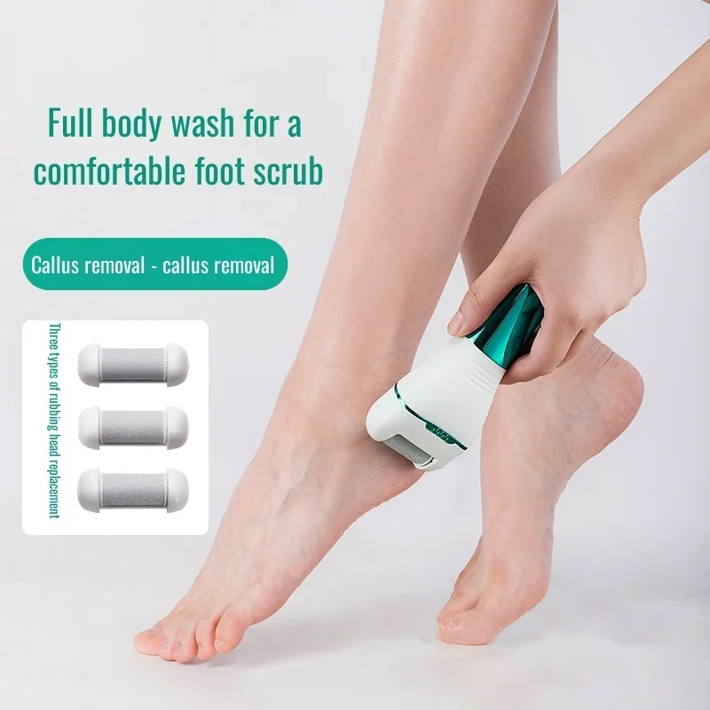 

Household Handheld Roller Type Electric Exfoliating Foot Grinder USB Charging Waterproof 2-stage Adjustable Foot Repair Machine
