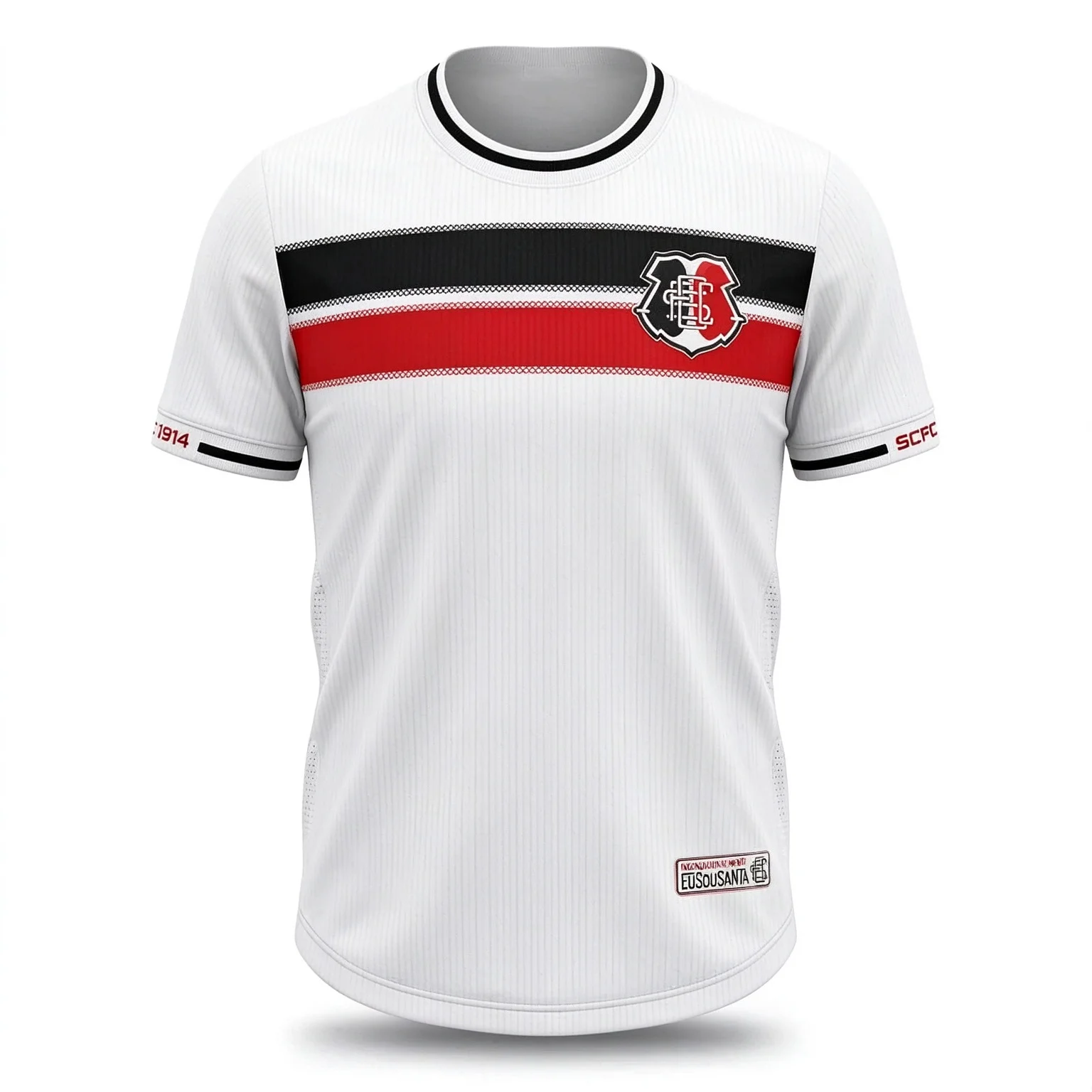Santa Cruz 2026-27 Retro Football Jersey Mens Womens Kids Polyester Quick Dry Summer Short Sleeve Family Matching Fan Tops