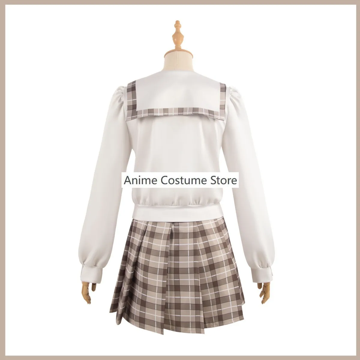 Anime Yosuga No Sora Kasugano Sora Cosplay Costume parrucca JK uniforme gonna a scacchi cappotto donna Sexy Kawaii Carnival Suit