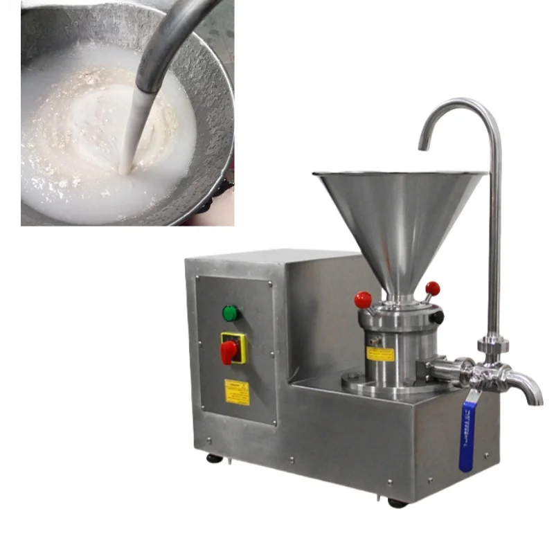 Peanut Butter Making Machine Vertical Colloid Mill - Chili Paste Wet Grinding Hazelnut Paste Pistachio Jam Producing Machine