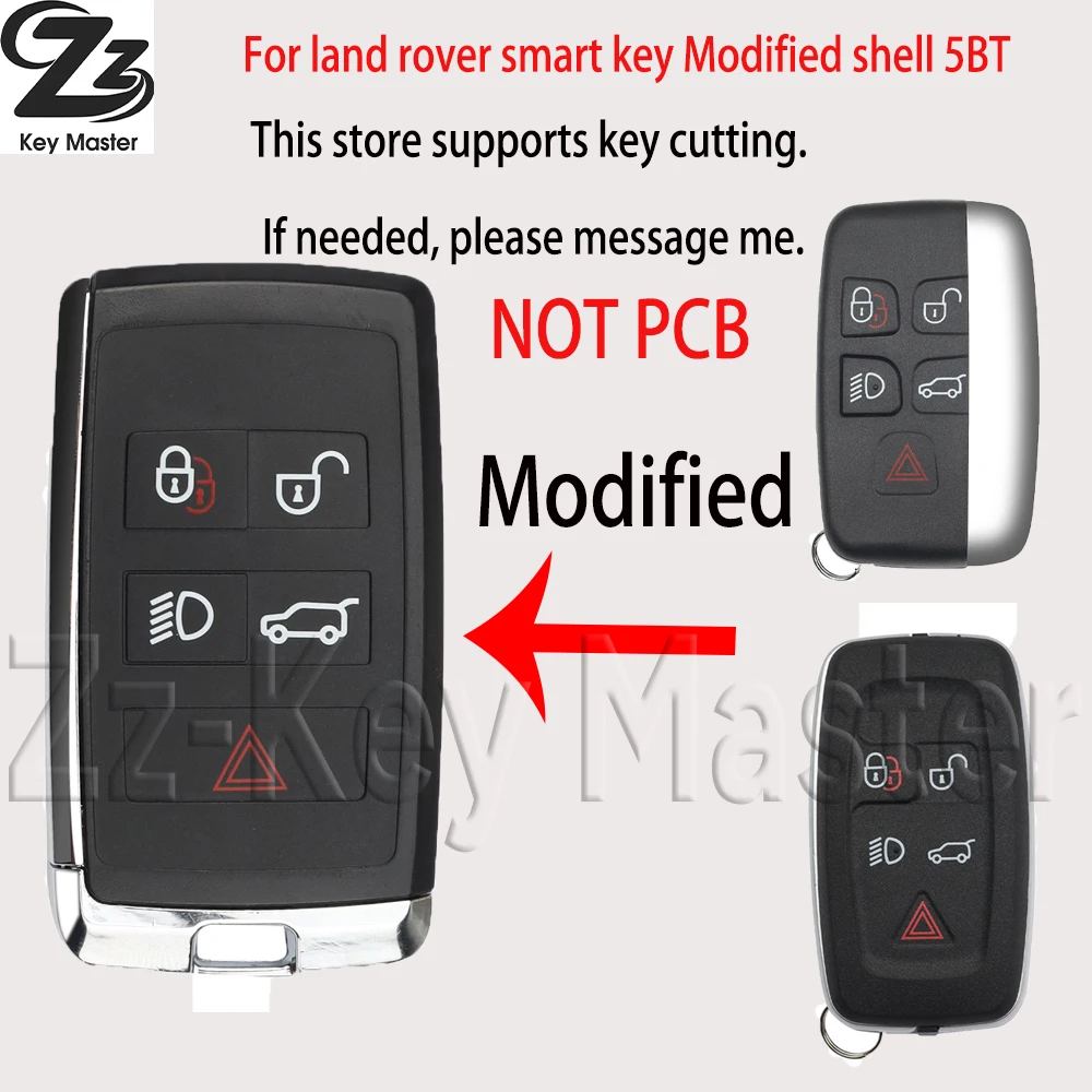 

Модернизированный сменный корпус дистанционного ключа Zz для Land Rover Discovery 4/Range Rover Sport/Evoque/Jaguar XJ/XF/XJL ﻿