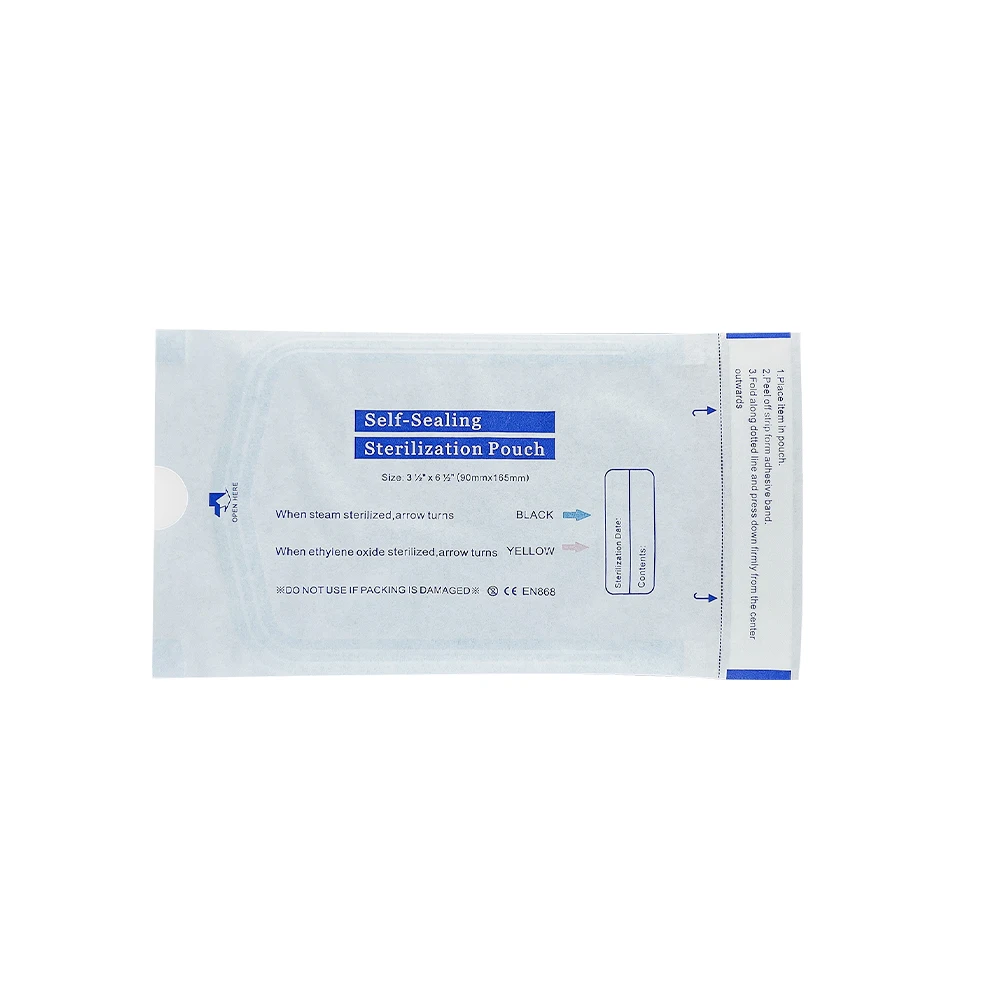 Sacchetti autosigillanti per sterilizzazione da 200 pezzi sacchetti monouso per sacchetto di sterilizzazione per strumenti dentali 90x165mm