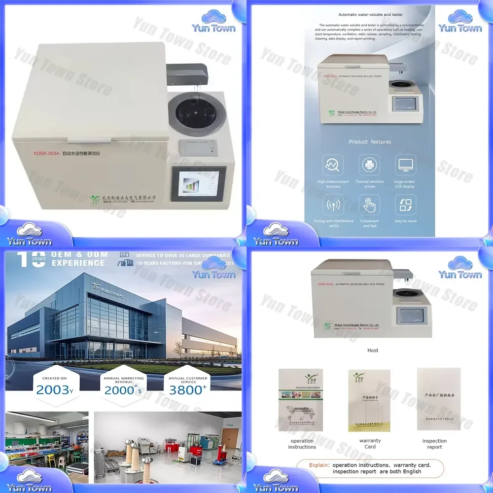 Medidor de pH para petróleo, kit de prueba de acidez soluble en agua, equipo de laboratorio para medición de valor de acidez por colorimetría, medidor de pH