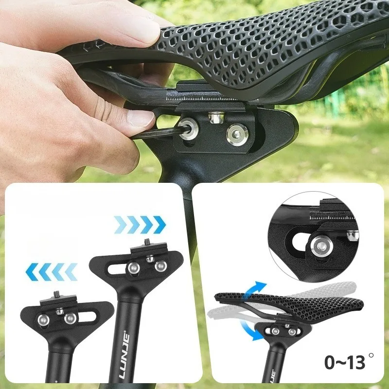 

Mountain Bike Adjustable Seat Tube Aluminum Alloy 27.2/31.6mm Adjustable Thickened Bicycle Seat Post Scale Bicycle Parts