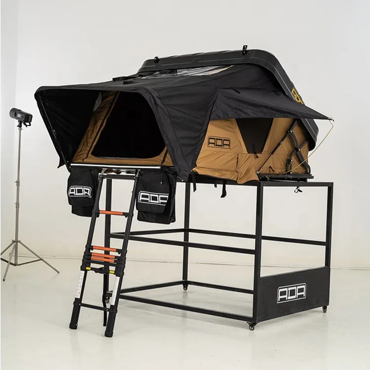 4WD Offroad Car Camping Roof Top Tent from roof tent factory  to shipment  Large size   top