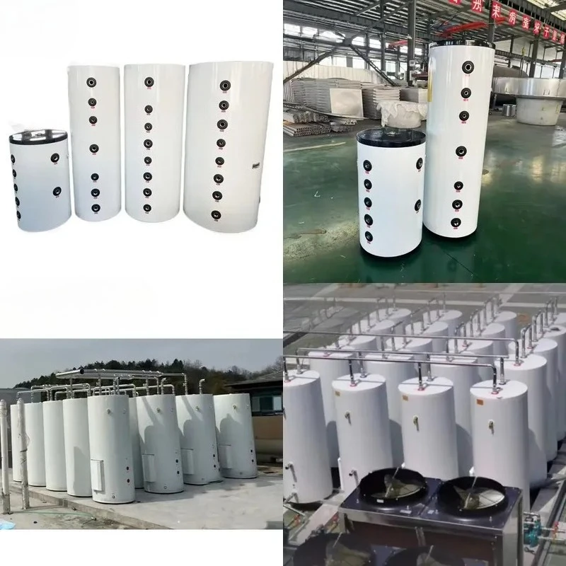 HVAC Buffer Water Tank for Heat Pump System Floor Heating Fan Coil Unit and Hot Water Storage