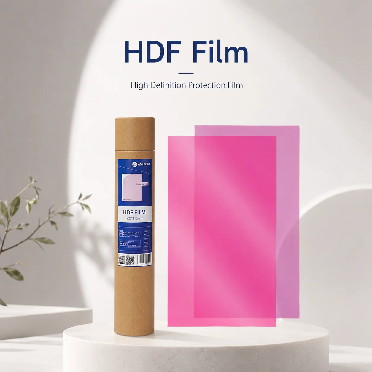 Film HDF Antinsky, taille /220*310mm/ 450*280/mm, compatible avec Revo 14K/Mini 8K/Mighty 8K/Sonic Mega 8K, bonne flexibilité et ductilité.