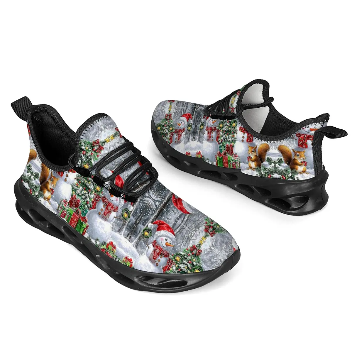 

2025 Christmas Woman Shoes Breathable Sneakers Woman Shoes Elk High Quality Fashion Light Athletic Mesh Sneakers Casual Shoes