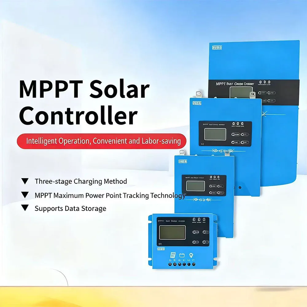 

High Efficiency MPPT Solar Charge Controller 10A-120A IP67 Waterproof Bluetooth Smart Solar Regulator 12V 24V Auto Recognition w