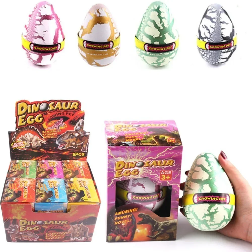 Large Size Magic Dinosaur Eggs Hatching in Water Growing Dinosaur Egg Animal Breeding Educational Toys for Children Kids Gifts