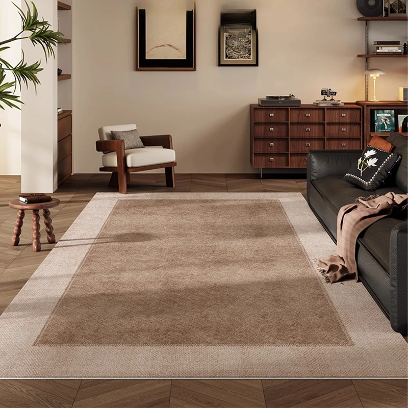 

Украшение гостиной в стиле ретро, большой ковер для дома, пушистый мягкий ковер, легкий роскошный коврик для спальни, толстый плюшевый напольный коврик для гостиной