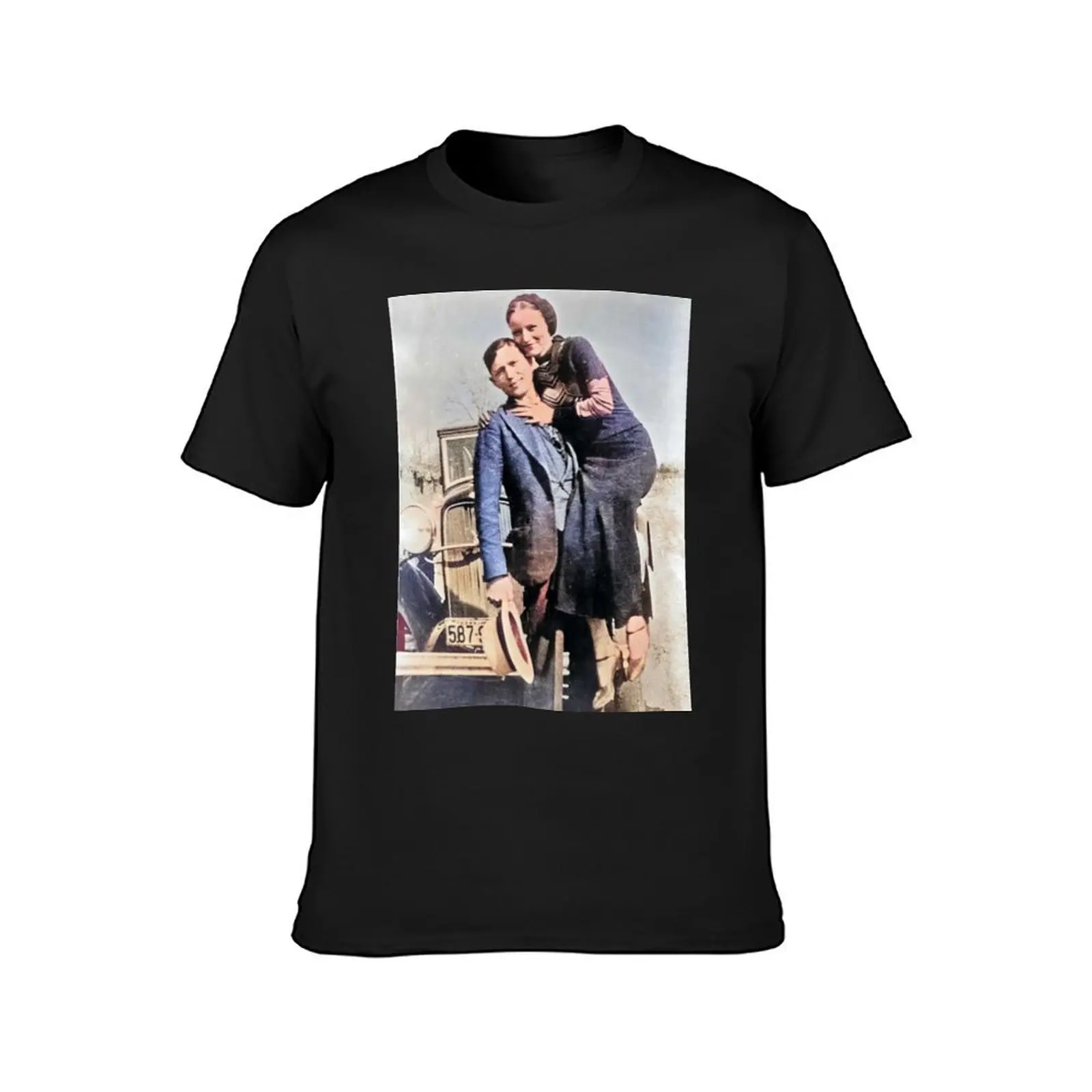 Bonnie and Clyde T-Shirt anime t shirts animal prinfor boys men workout shirt