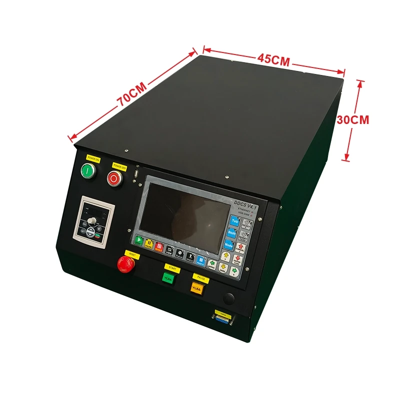 Common Use LY CNC Router Machine DDCS V4.1 Off-line Control Box 4 Axis with Stepper Motor Drive 2.2KW VFD Option Wired Handle