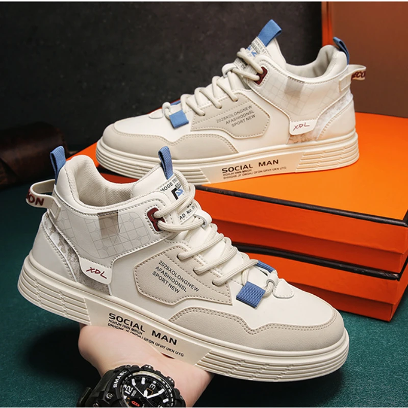 Men Casual Sneakers 2024 Autumn Vulcanized Shoes Male Walking Sport Shoes Outdoor Sneakers Male Sneakers Soft Sole Walking Shoes image 2