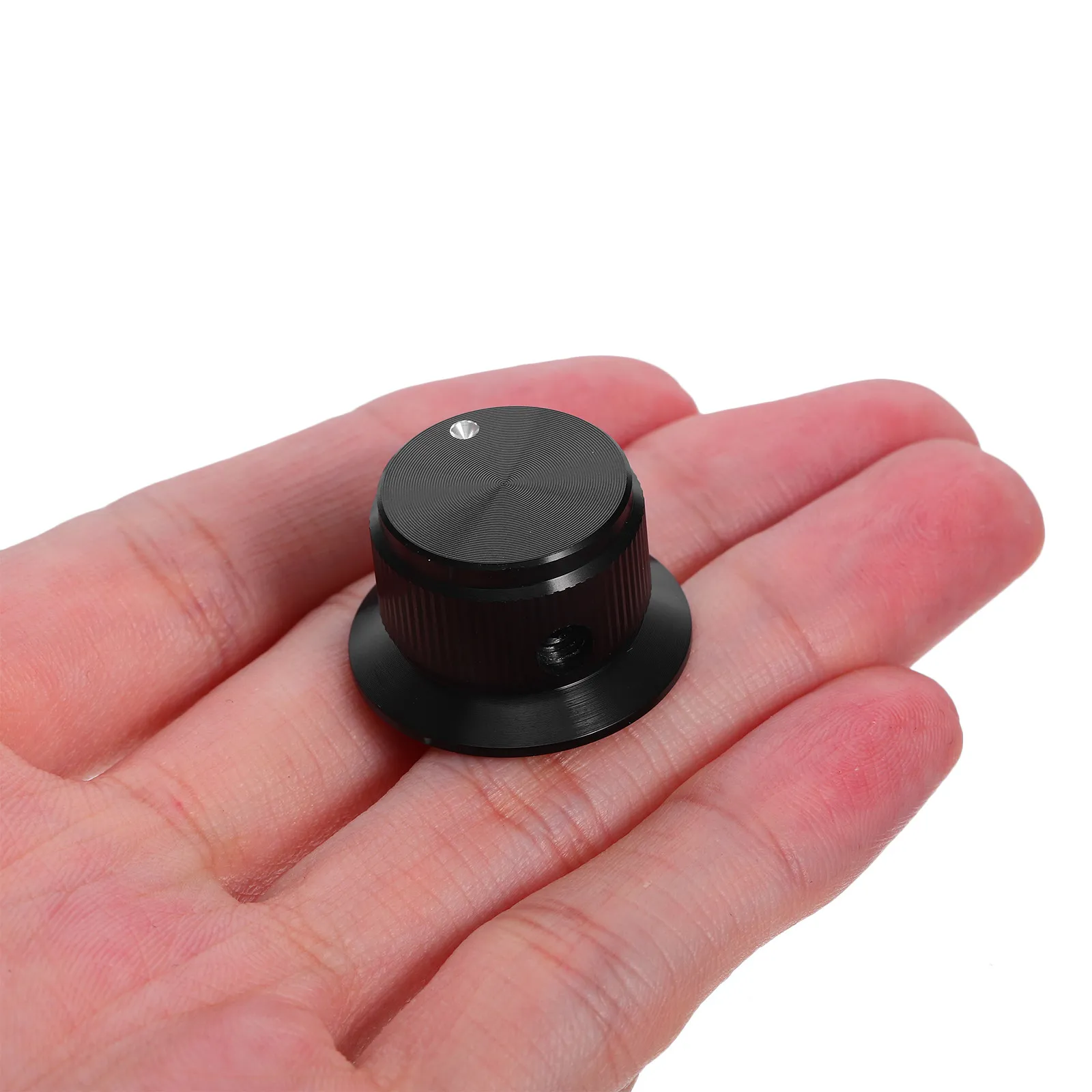 Aluminum Volume Knob 6Mm Round Hole Hat Shaped Aluminum Control Knobs for Guitar Bass Amplifier Audio Tone Adjuster
