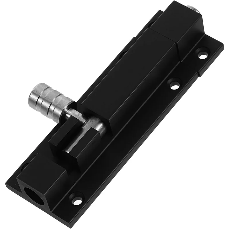 1 قطعة الثقيلة الشريحة الترباس مزلاج الباب سبائك الألومنيوم قفل للأبواب الخشبية سياج سقيفة ساحة بوابة الأمن تعزيز قفل الباب #1