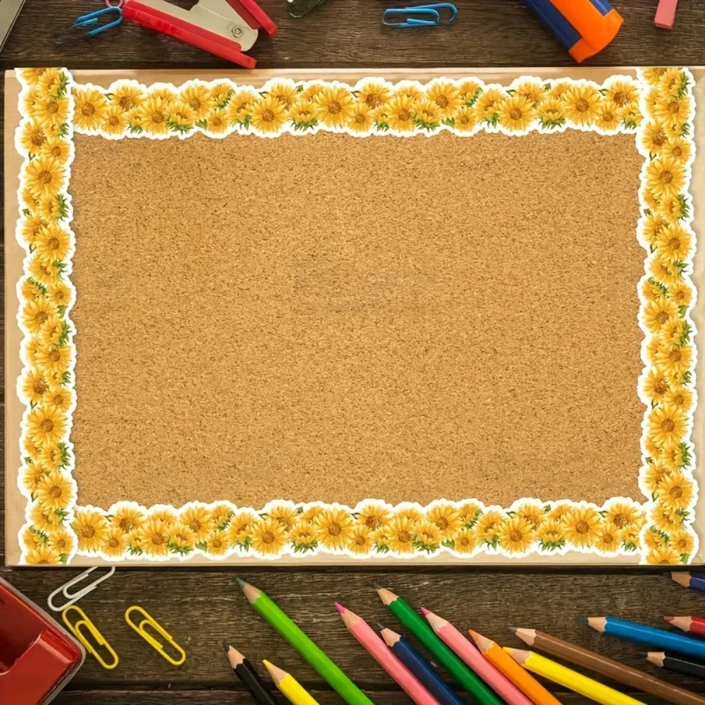 New Self Adhesive Chalkboard Board Border Paper DIY Border Paper Multifunction Decorative Stickers Handmade Crafts