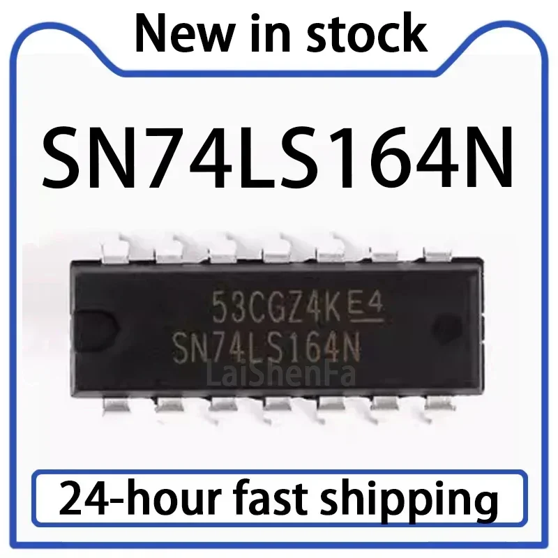 10PCS SN74LS164N Inline DIP-14 8-bit Serial Input/parallel Output Shift Register Stock