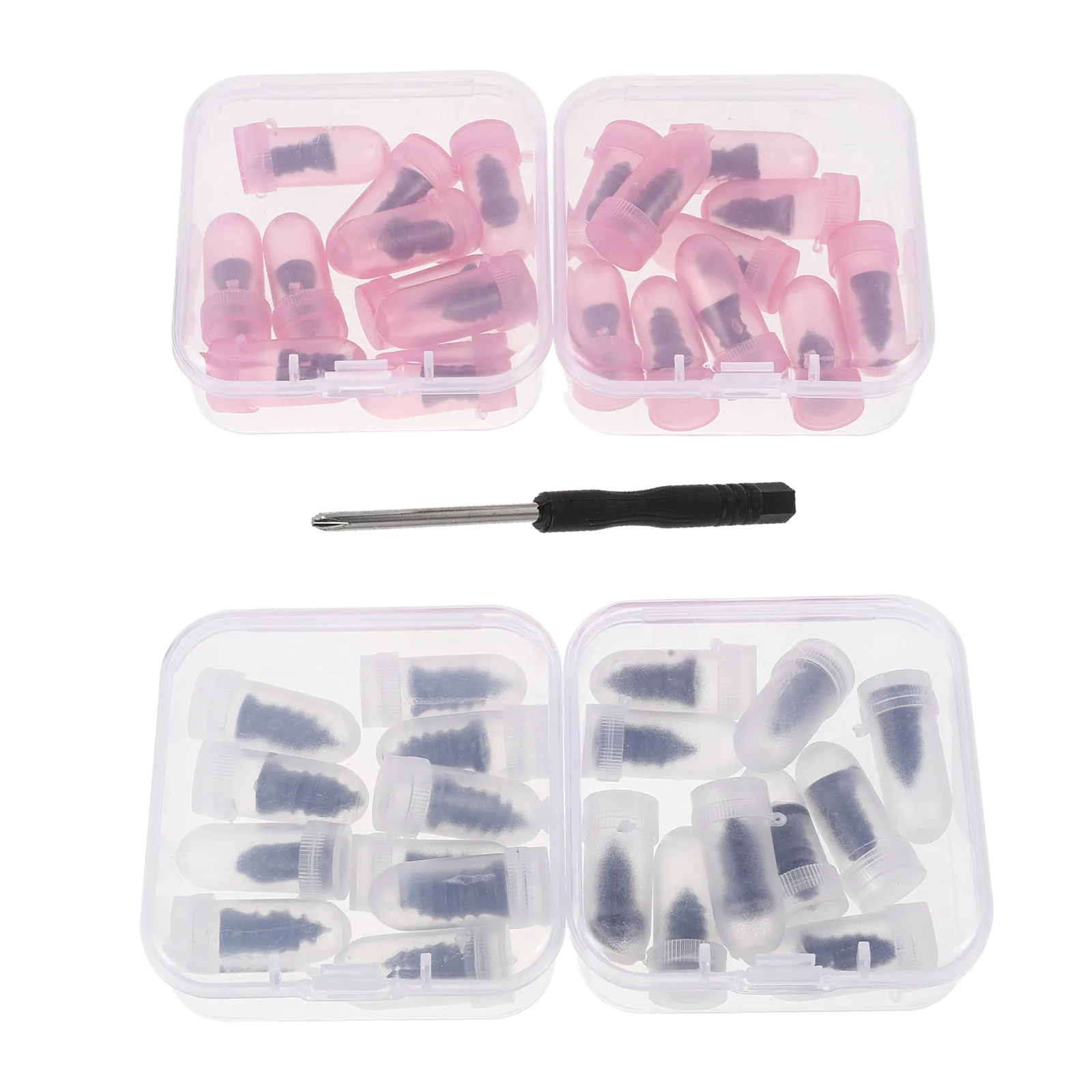 1Set Automotive Tire Repair Plug Screws Heavy Duty Tubeless Car Rubber Nail Emergency Quick Fix Tire Leak Stop Self Tapping