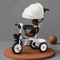 Baby and Children's Tricycles Folding Walking Bikes Bicycles for Infants Aged 1-3 to 6 That Can Be Ridden Baby Hand Push Bicycle