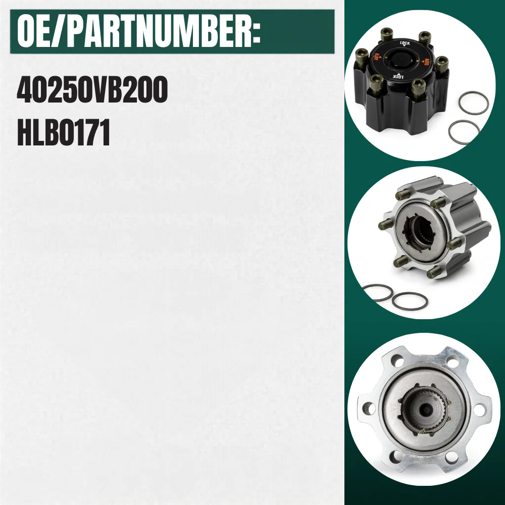 New Auto Free Wheel Hub Lock 31 Splines For Nissan Patrol GU Y61 TD42 TD3.0 TD2.8 ST STI 40250 VB200 40250-VB200 HL-B017-1 B017