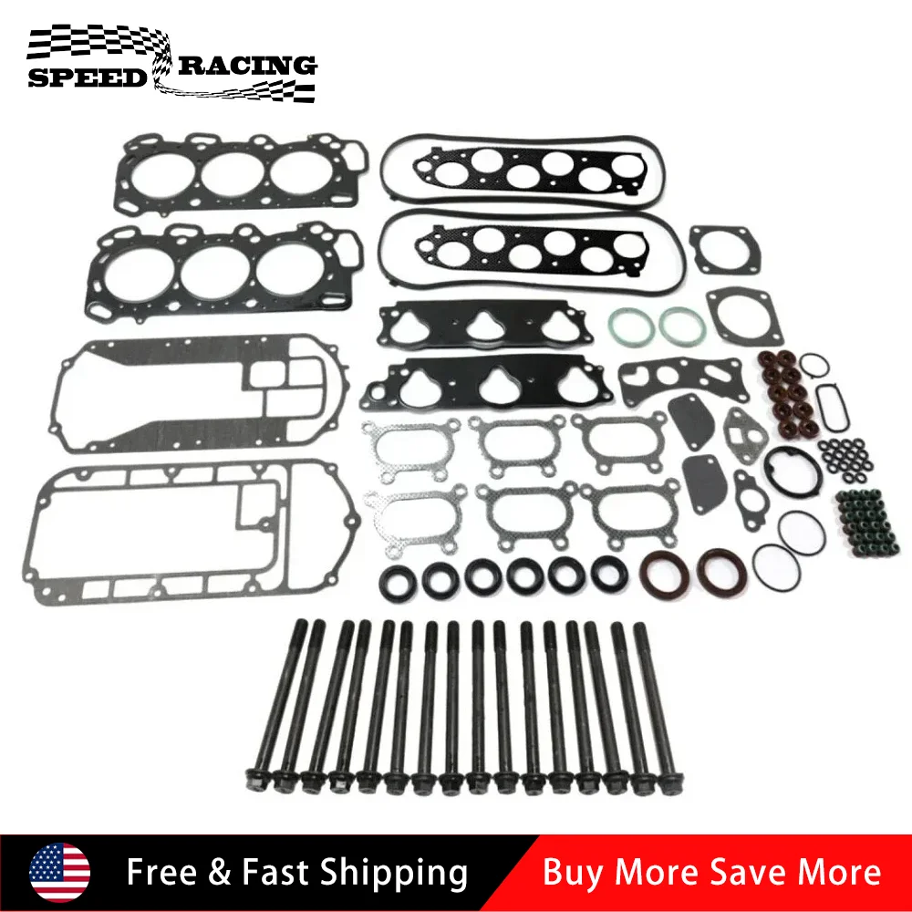 

14750326 Head Gasket Set For 2005-2010 Honda Odyssey EX LX 2008-2010 Odyssey DX J35A6 Engine SOHC Engine Black
