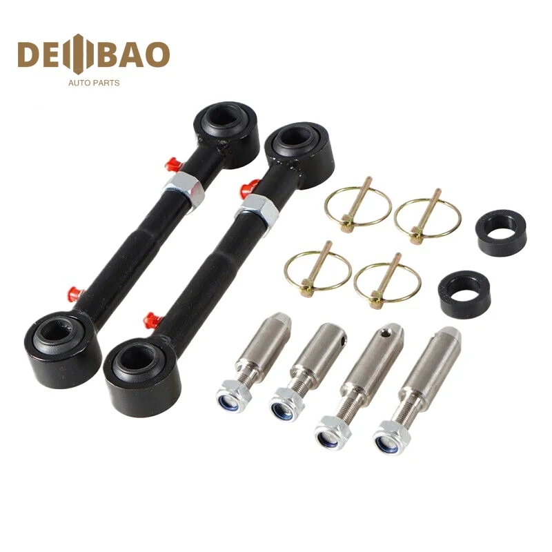 

PRC-1010A-BK 2 шт. регулируемая передняя стабилизация поперечной устойчивости для Jeep Wrangler Jk Jku 2007-2018