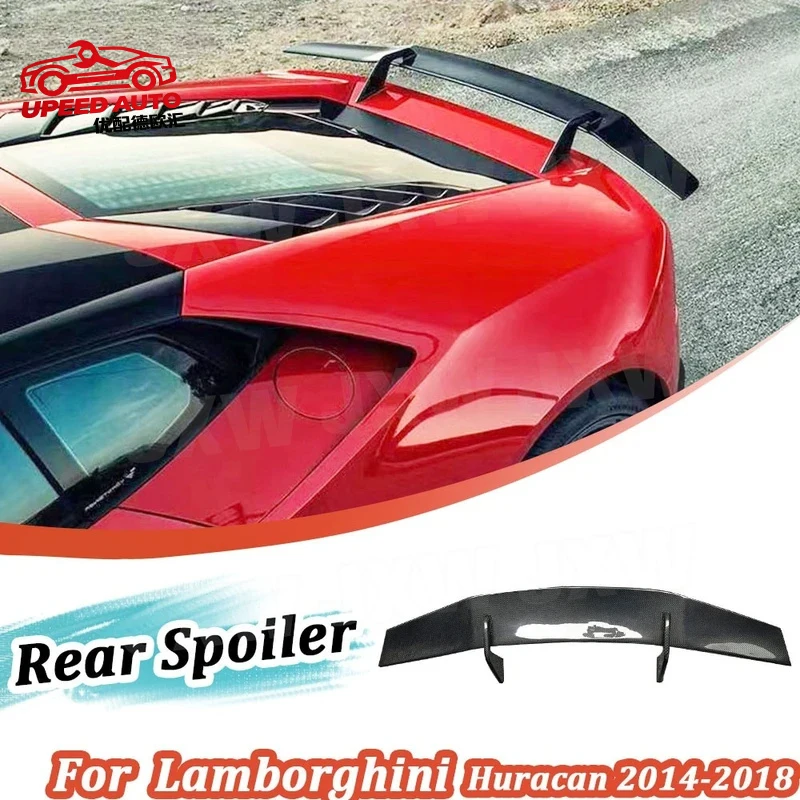 

Suitable for JXWANCF Carbon Fiber Rear Wings Lamborghini Huracan LP580 LP610 2014-2018 Car Body kits Spoiler FRP