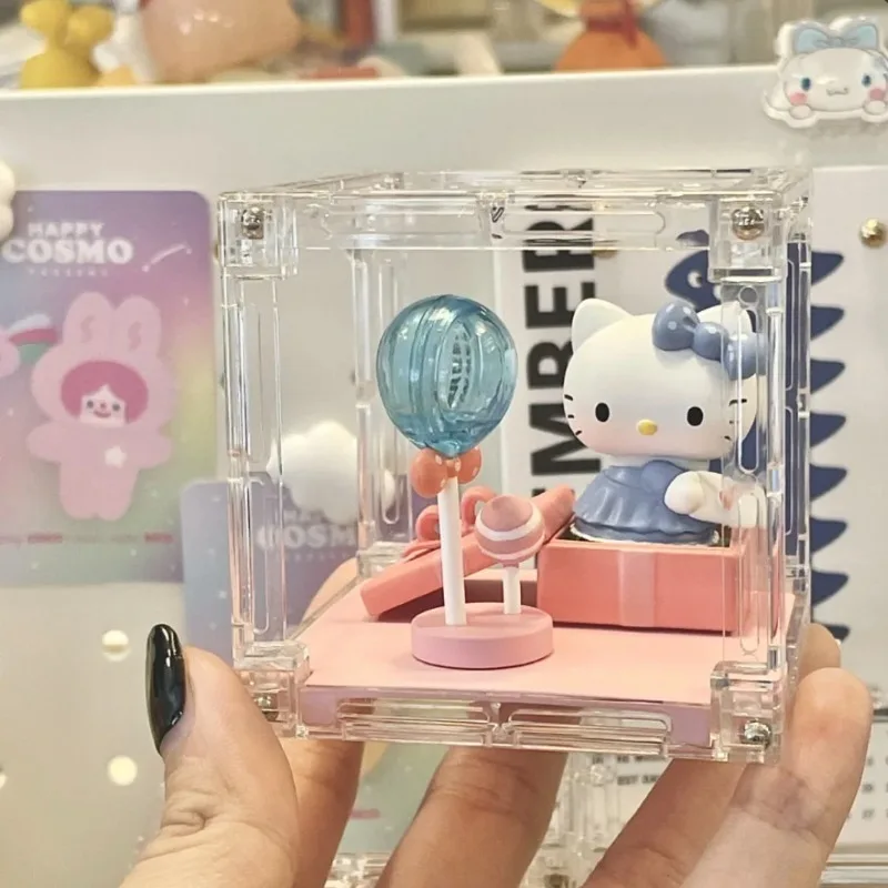 

Hello Kitty Happy Hour Figure Cartoon Cat Ornament Blind Box Children Toy
