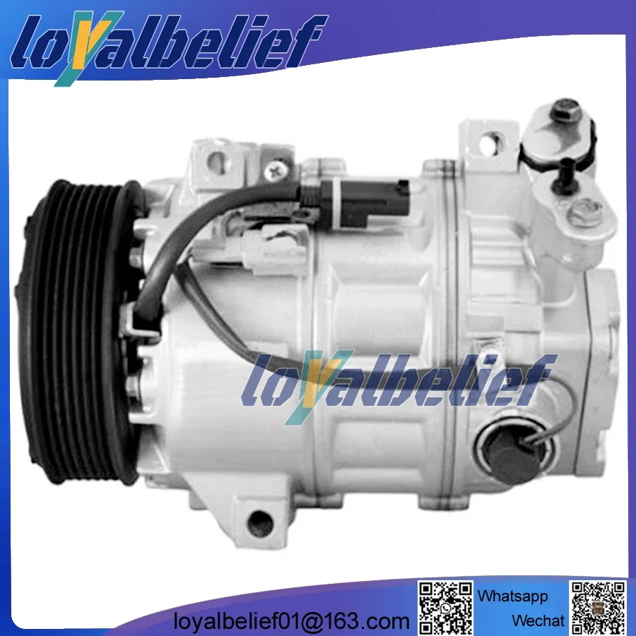 

DCS17EC AC Air Compressor For Renault Laguna III BT0 1 2.0 8200717654 8200895057 813680 8FK351127131 125kW F4R811 204386