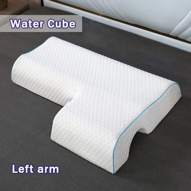 Left Arm Couple Pillow Orthopedic Memory Foam Protect Cervical Vertebra Release Arm Pain Pressure Pillow for Side Sleeper