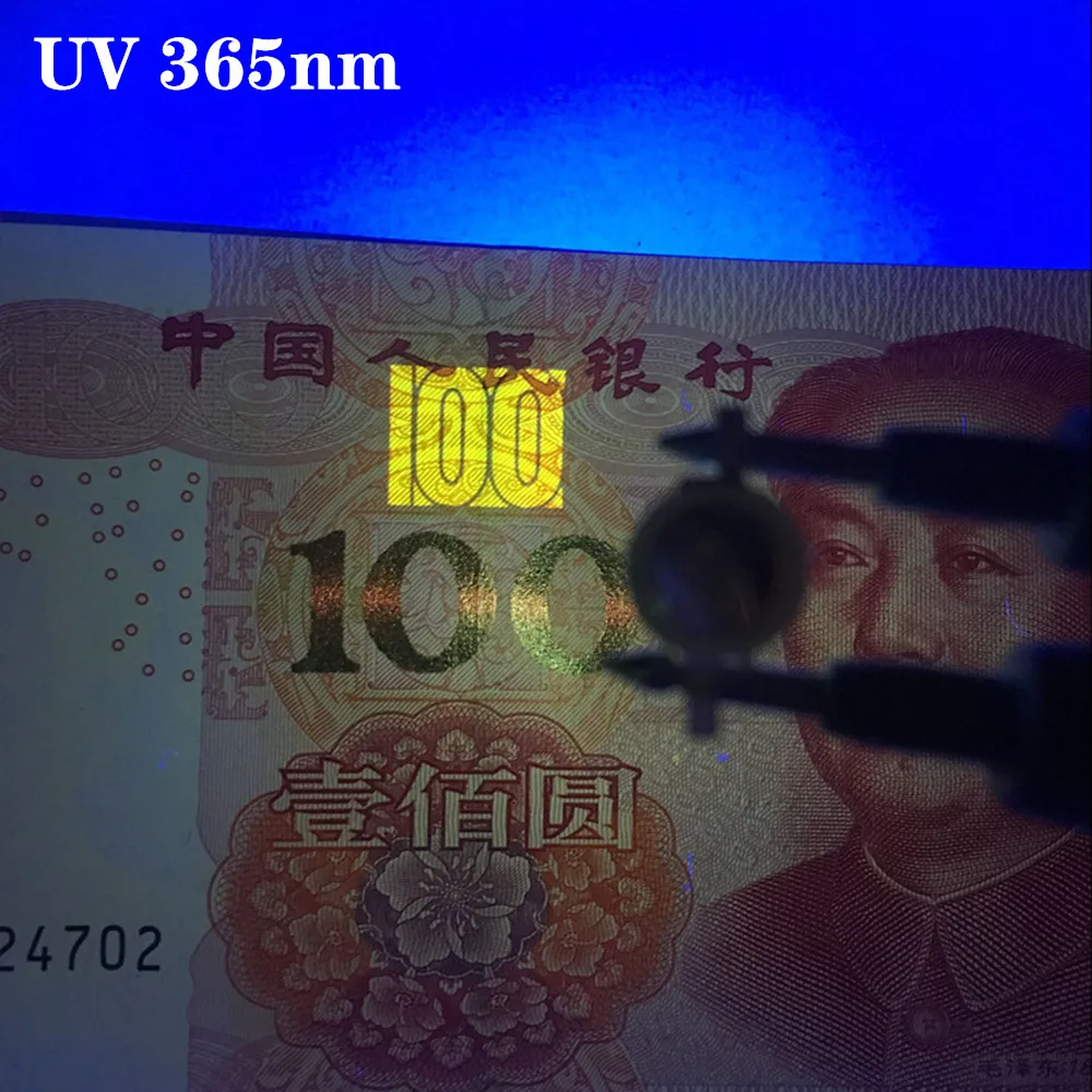 3W UV Ultra Violet Lamp LED Chip 360nm 365nm 375nm 380nm 385nm 390nm 395nm 400nm 405nm 410nm 420nm 430nm Purple Light Beads